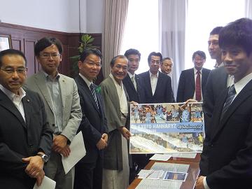 京都ハンナリーズ表敬訪問