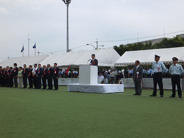 平成25年度京都市消防団総合査閲