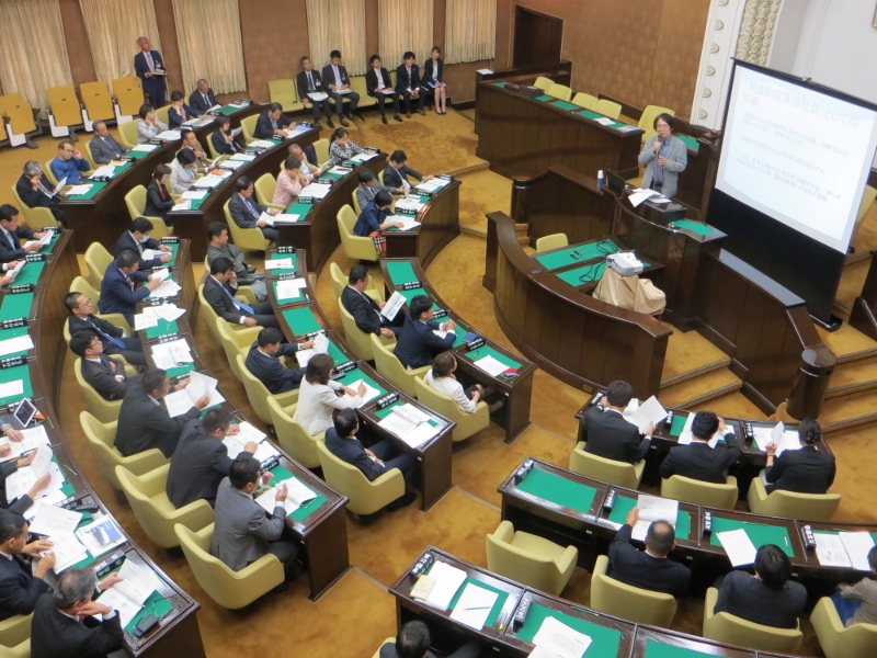 議員研修の全体の様子