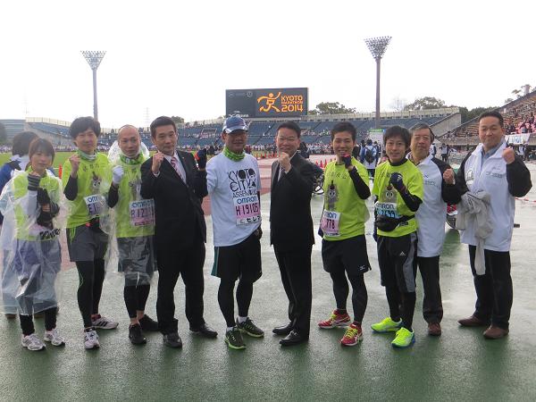 京都マラソン2014にもまたきちが参加！！