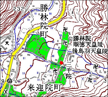 SA111 後鳥羽天皇・順徳天皇御陵参道【道標】